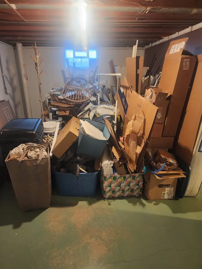 Roll-off dumpster container at job site for Roll Off Dumpster Rental in San Martin